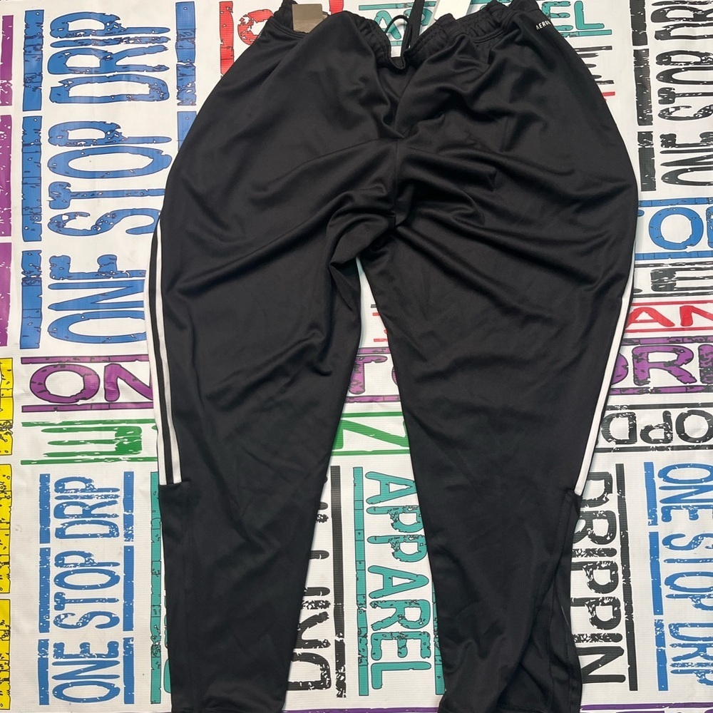 Adidas jogger pants sz 3xl black - Picture 6 of 9